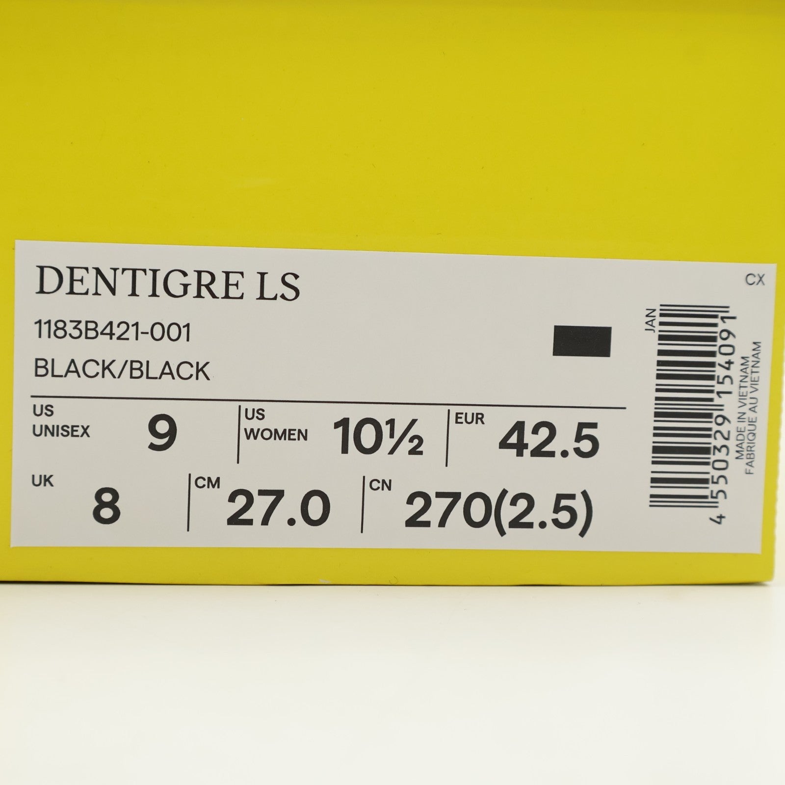 1183B421-001 Onitsuka Tiger Dentigre LS Black (Men's)