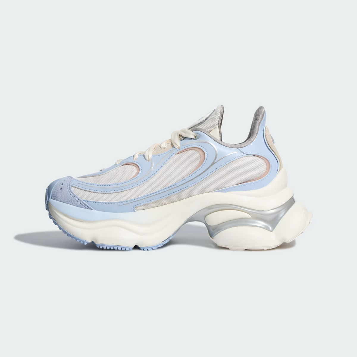 LA3789 Adidas Ozvenuz "Core White/Crystal Sky" (Women's)