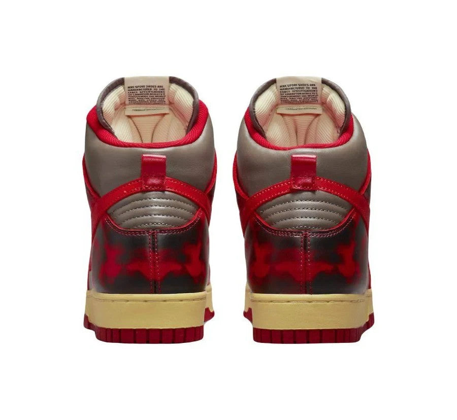 DD9404-600 Nike Dunk High "Red Acid Wash" (Men's)