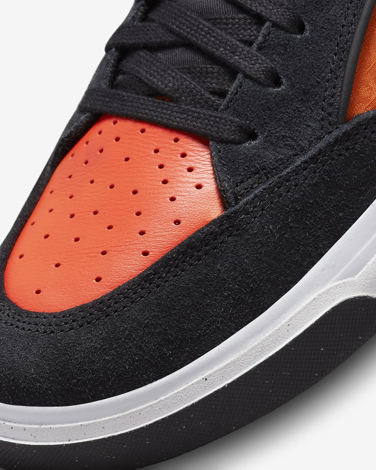 DX4361-002 Nike SB React Leo Black Electro Orange (Men's)