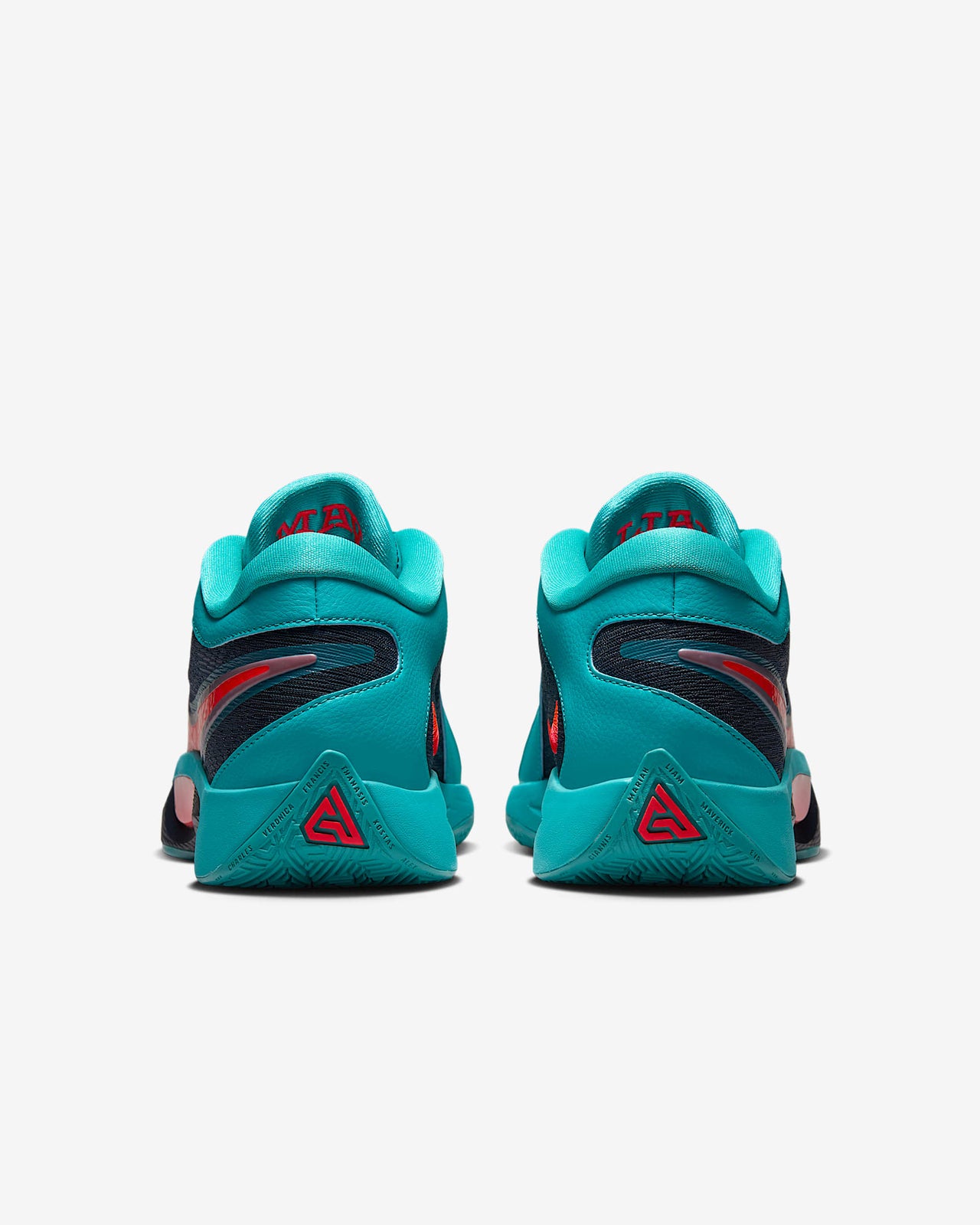 FJ7807-300 Nike Giannis Freak 6 Dusty Cactus Bright Crimson Obsidian (Men's)