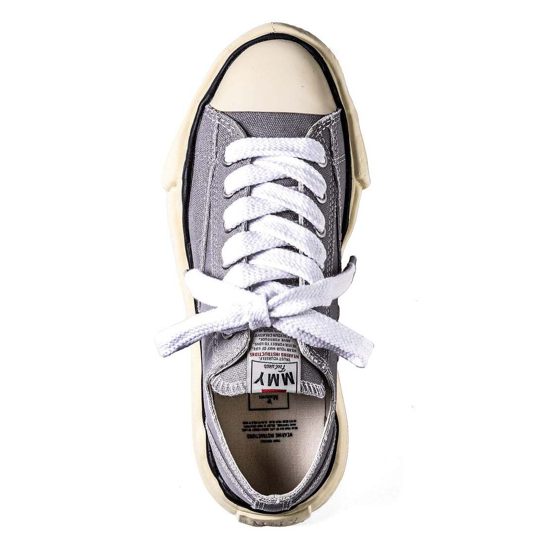 A09FW733-gray Maison MIHARA YASUHIRO PETERSON Original Sole Canvas Low (Men's)