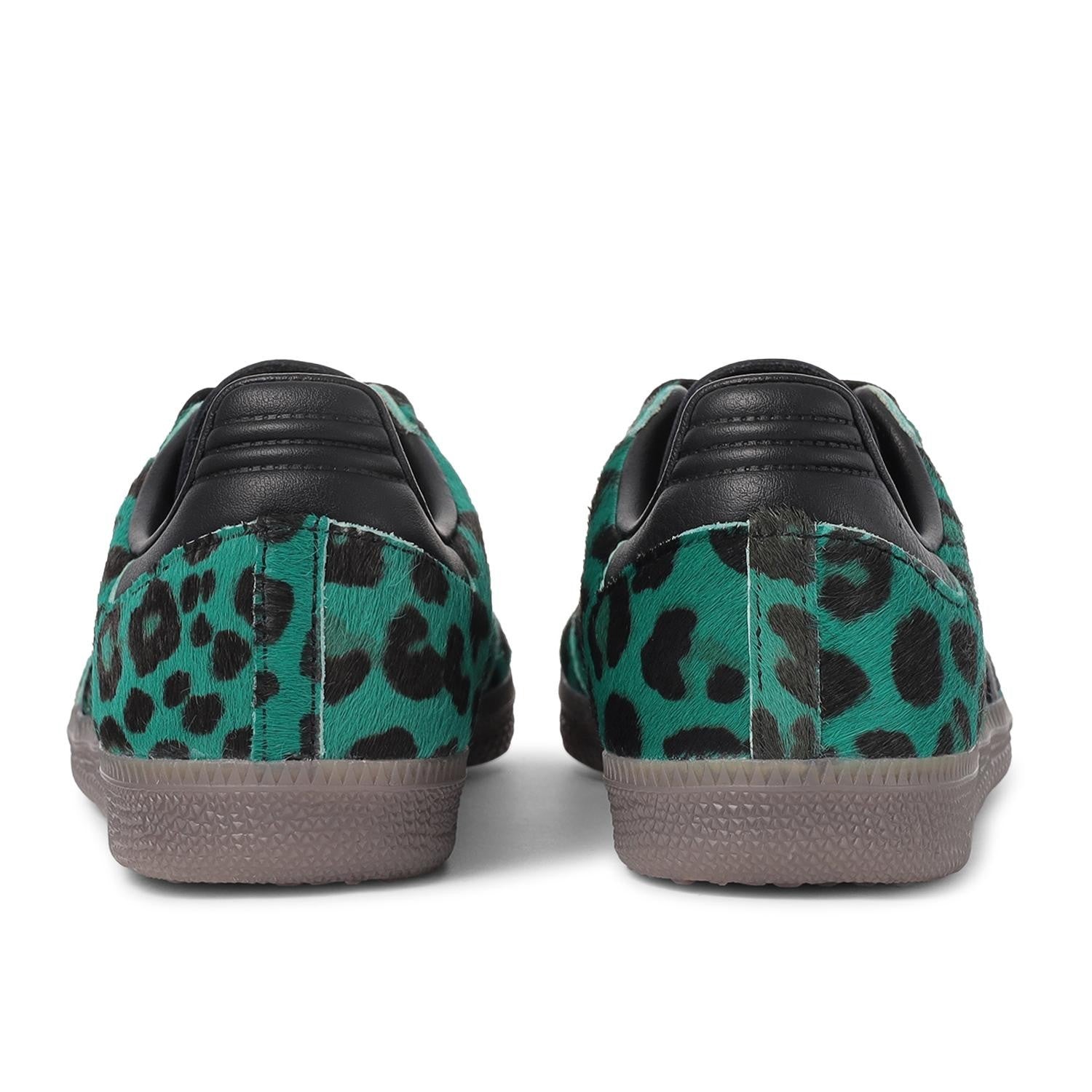 HQ9374 adidas Samba Leopard/Semi Screaming Green (Women's)