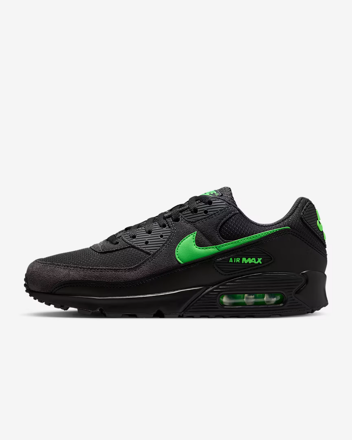 DM0029-015 Nike Air Max 90 Anthracite Black Green Strike (Men's)