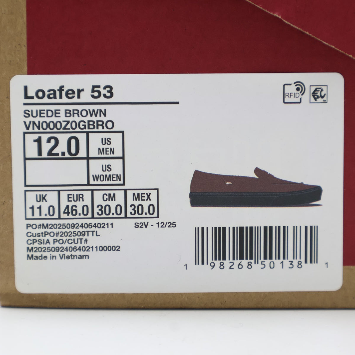 VN000Z0GBRO Vans Style 53 Suede Brown (Men's)
