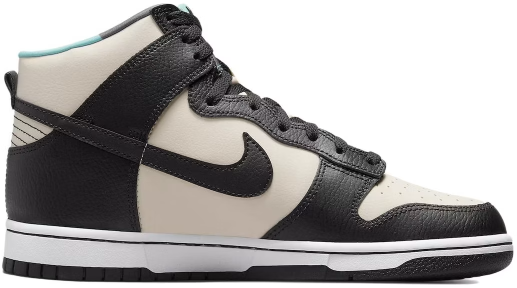 DO9455-200 Nike Dunk High Retro EMB "Pearl White and Washed Teal" (Men's)