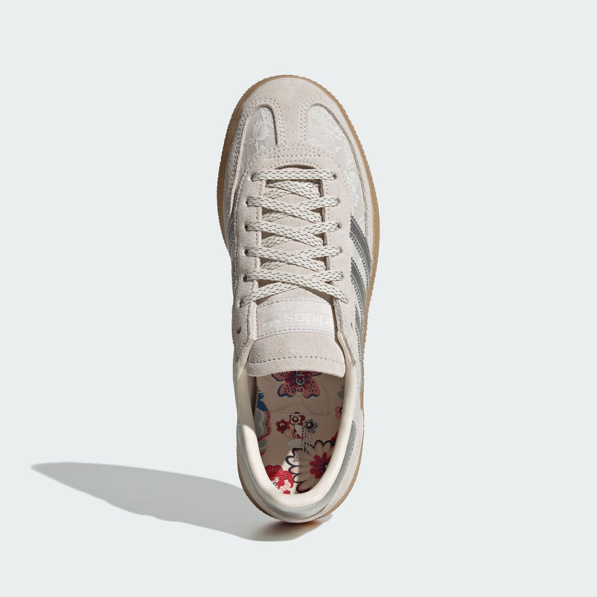 KK0434 adidas Women's Handball Spezial Chalk PearlSilver Metallic (Women's)
