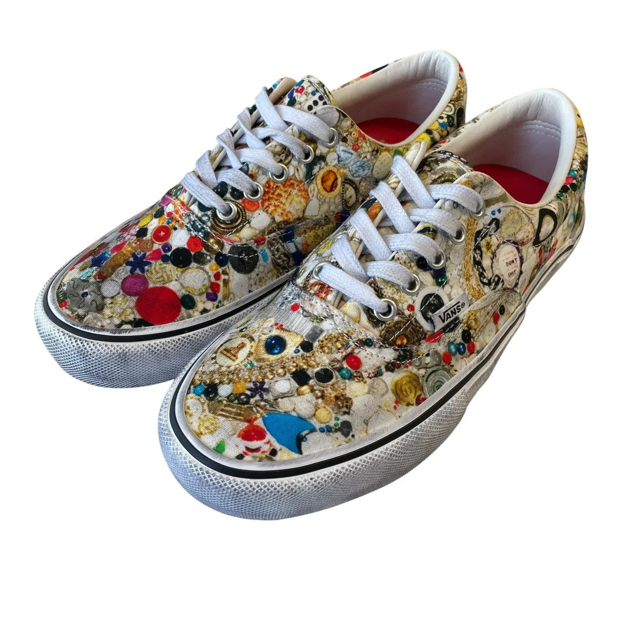 VN00110ANTR Supreme Ã Mike Kelley Ã Vans Era "White" (26SS Week8)