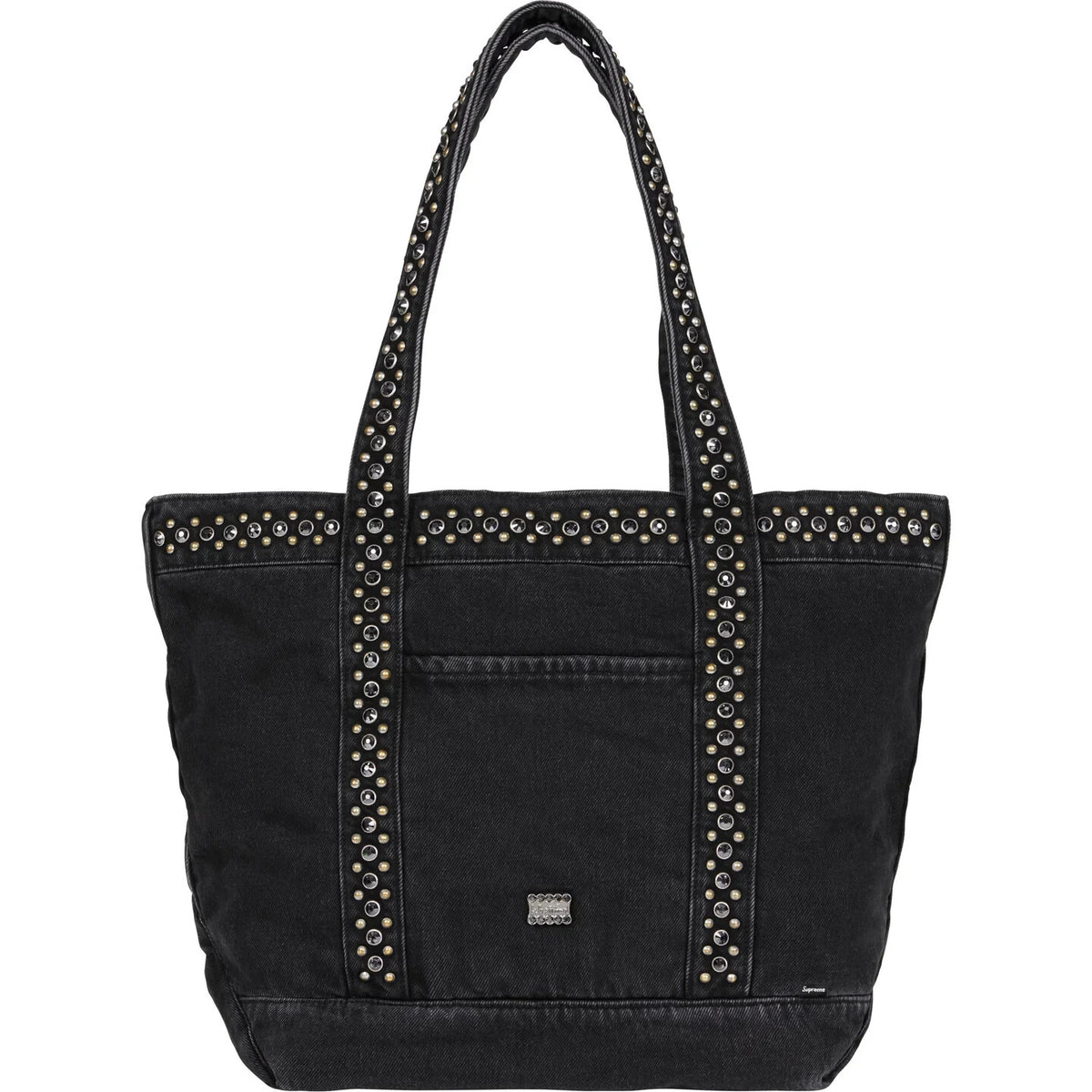 Supreme b.b. Simon Denim Tote Bag Black