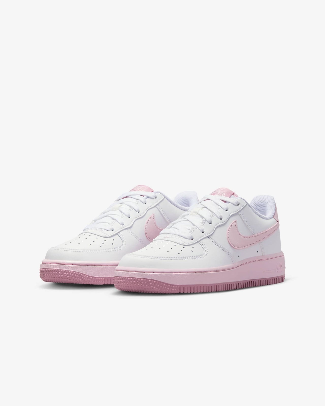 FV5948-100 Nike GS Air Force 1 Low White Elemental Pink Medium Soft Pink Pink