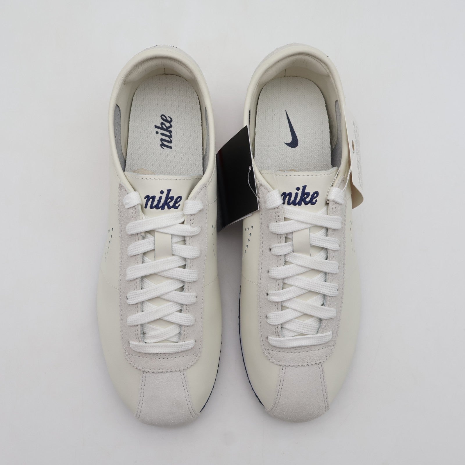 HQ1841-101 Nike Cortez Leather Sail White Light Crimson Midnight Navy (Women's)