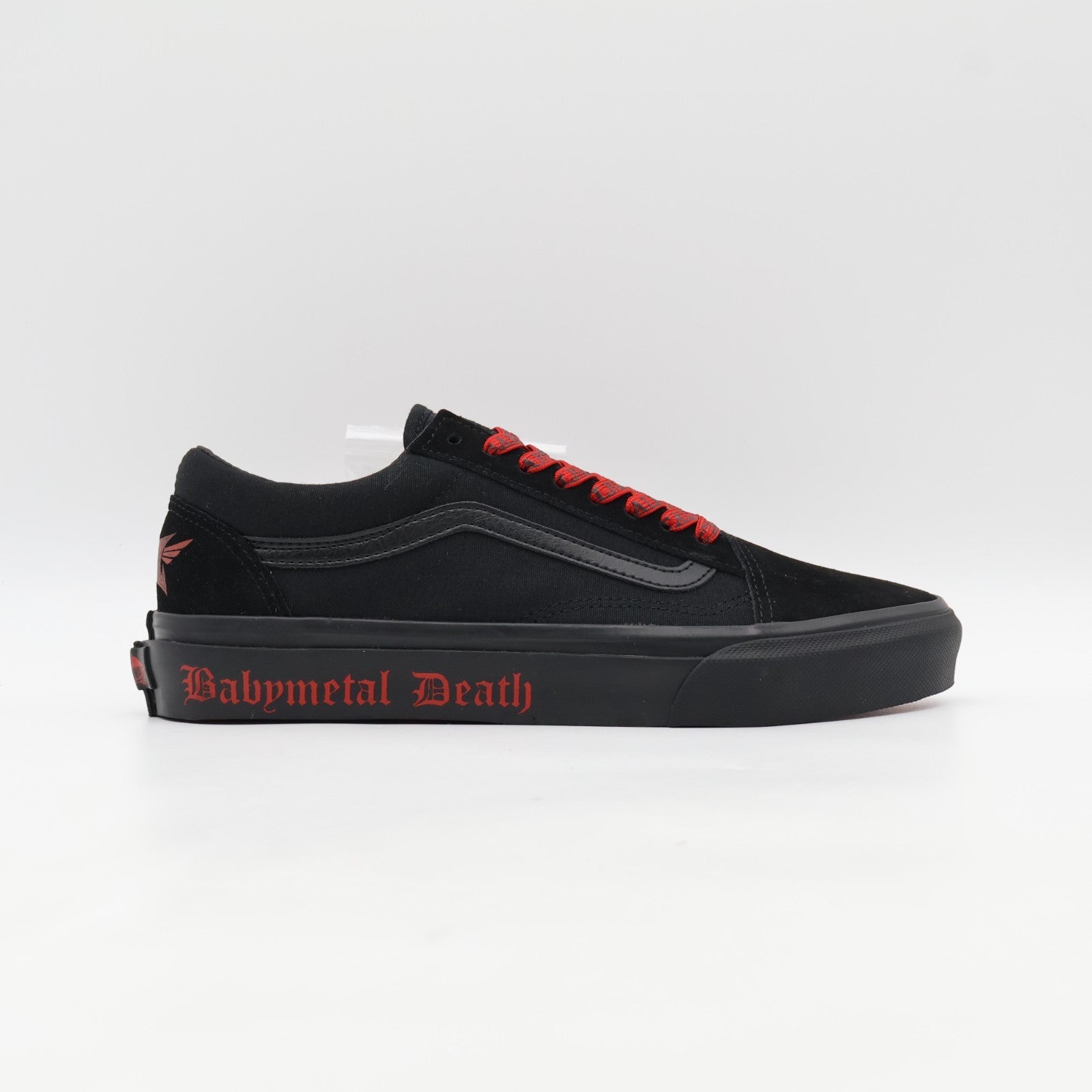 703000-0001 BABYMETAL Vans Old Skool Black Red (V36CF BABYMETAL) (Men's)