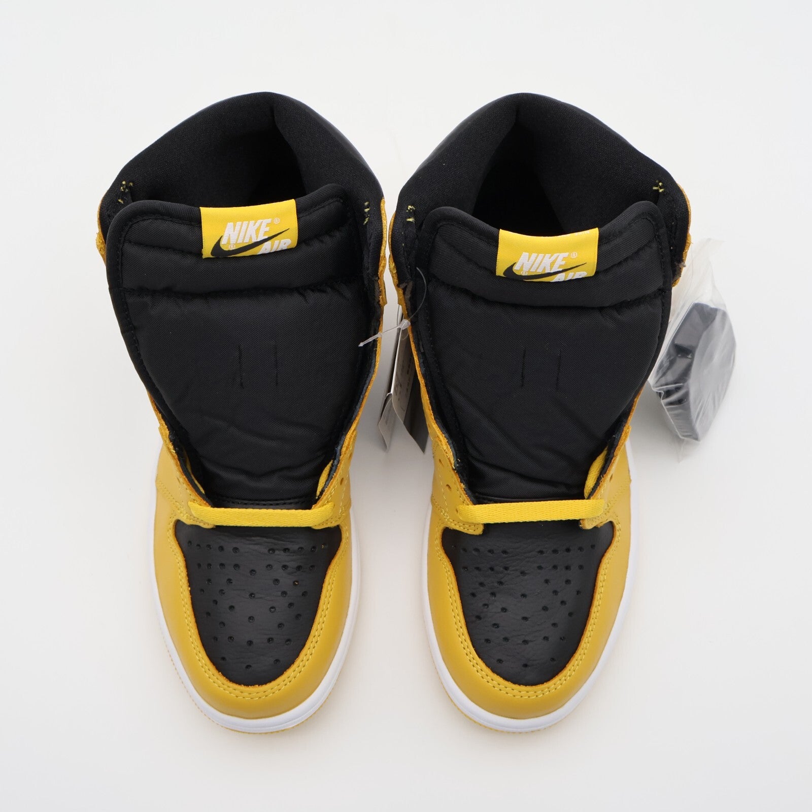 555088-701 Nike Air Jordan 1 High OG Pollen Black White Yellow Gold (Men's)