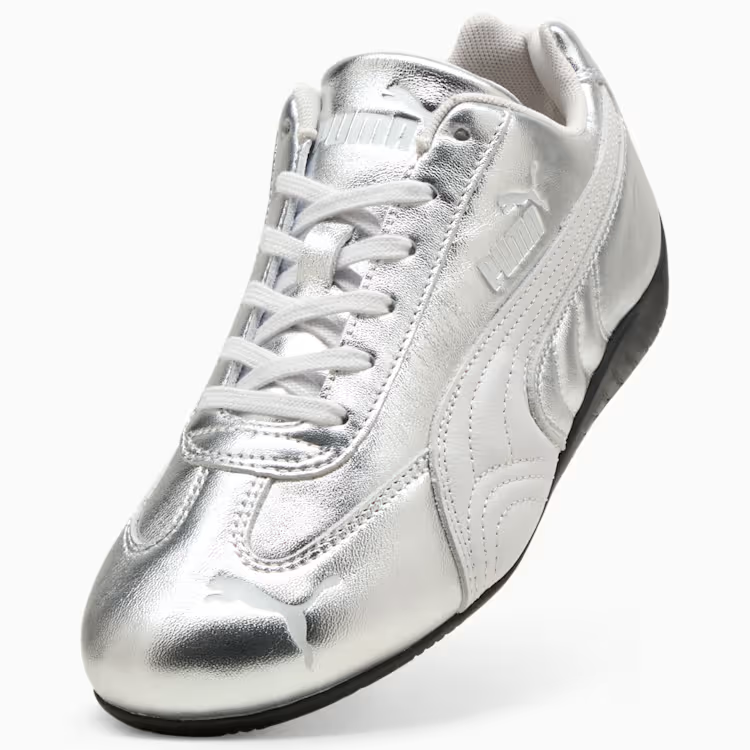 406881-01 Puma Speedcat Silver Feather Gray PUMA Black (Women's)