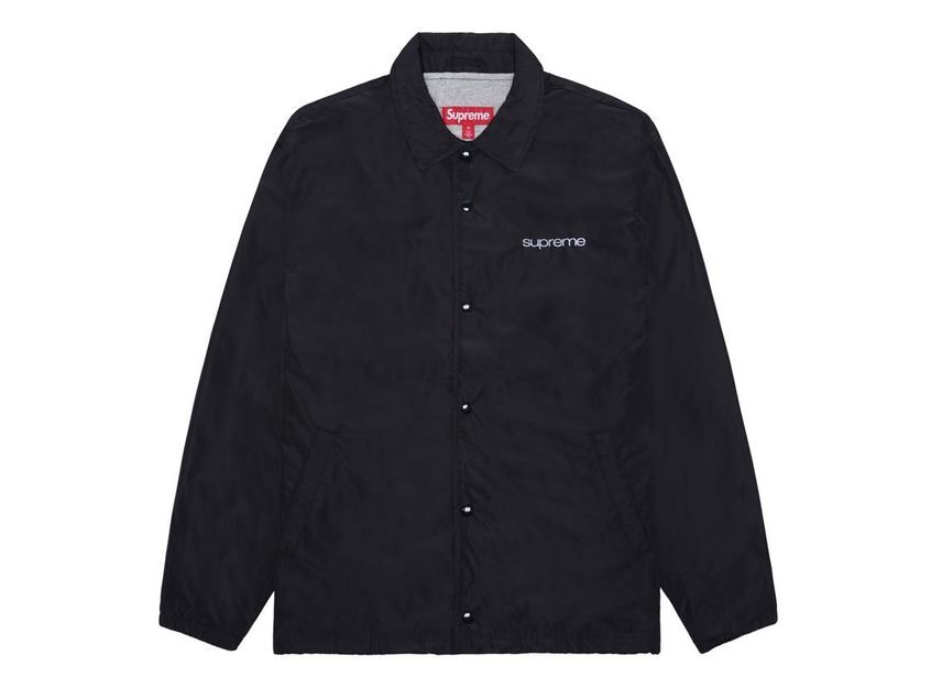 Supreme Nyc Coaches Jacket Black