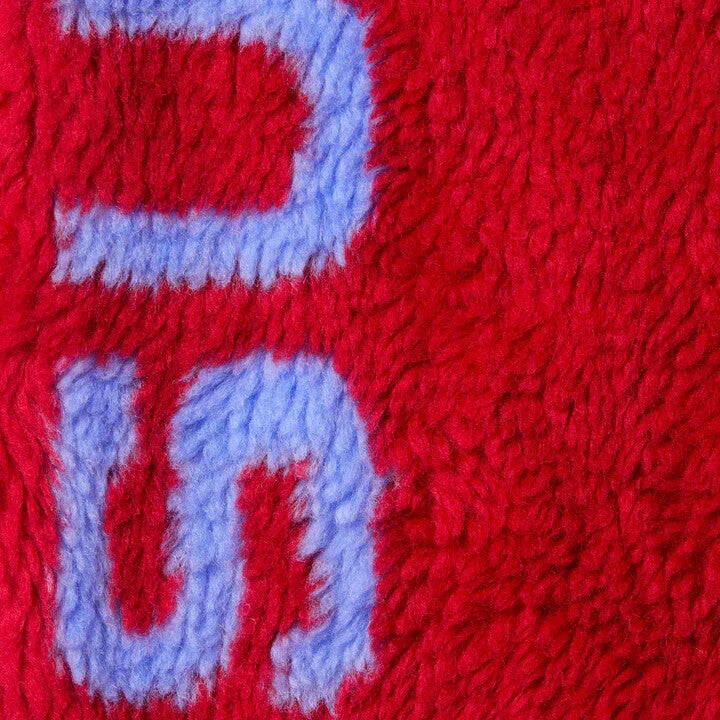 Supreme Shoulder Logo Fleece Jacket Red