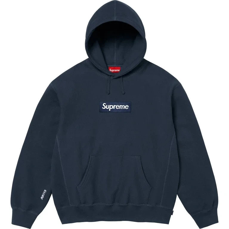 Supreme Box Logo Hooded Sweatshirt (25FW) Navy