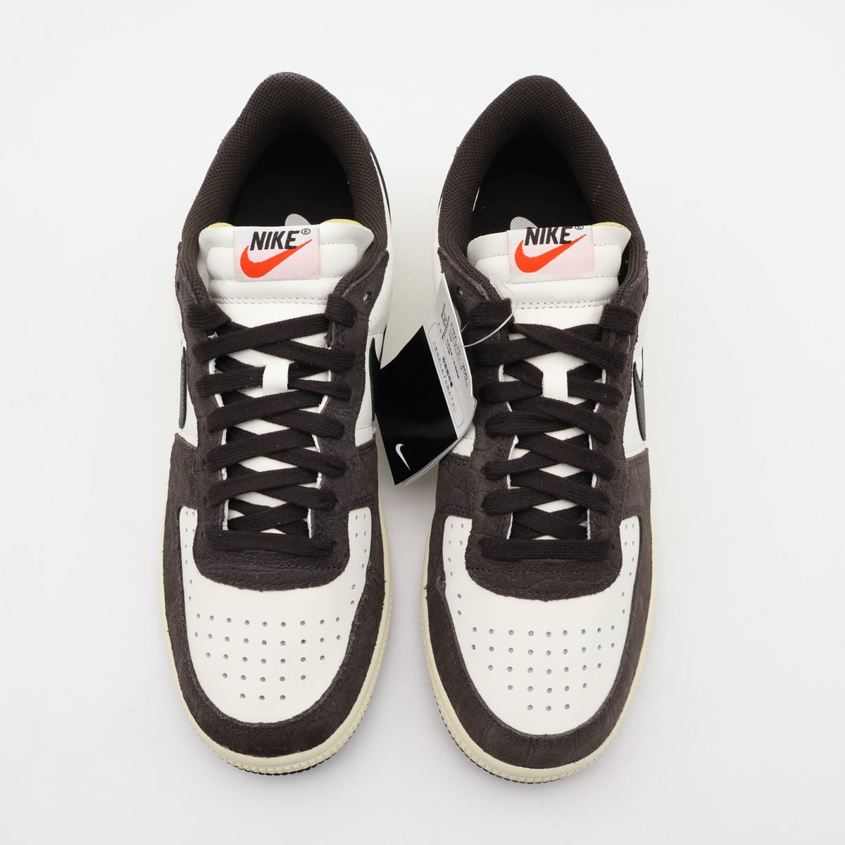 FN7815-200 Nike Terminator Low Croc Velvet Brown Black Sail Coconut Milk (Men's)