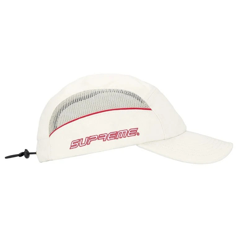 Supreme Side Mesh Piping Camp Cap Stone