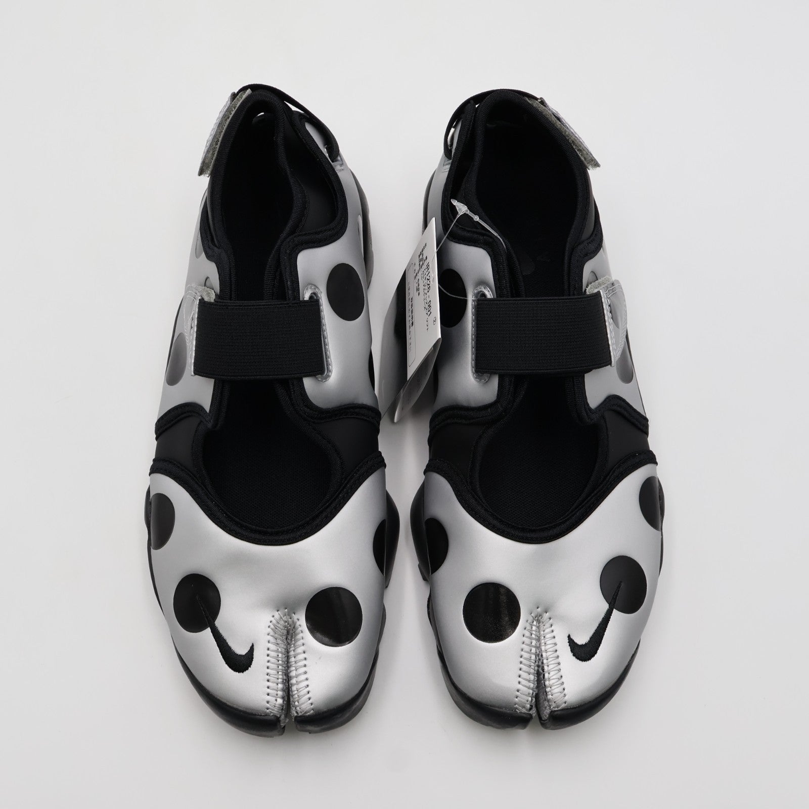 IR1226-001 Nike Air Rift "Polka Dot/Black/Metallic Silver" (Women's)