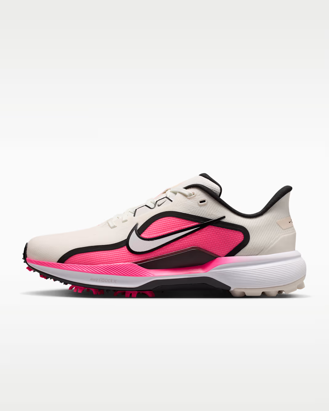 HV4700-100 Nike Pegasus 1 Golf "Sail/Pink"(Men's)