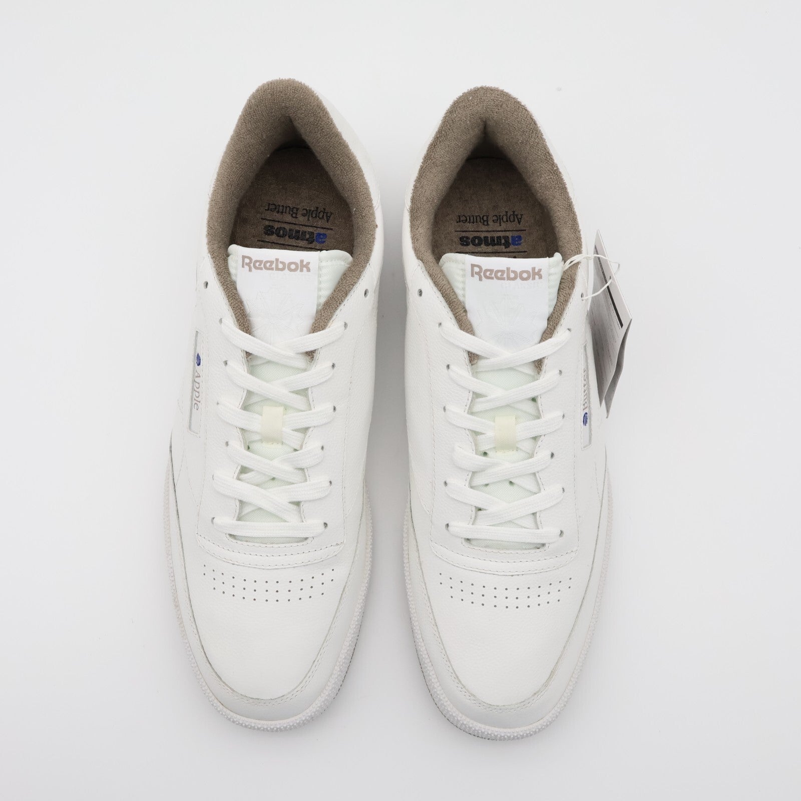R00006 APPLE BUTTER STORE atmos Reebok Club C 85 White Brown (Men's)