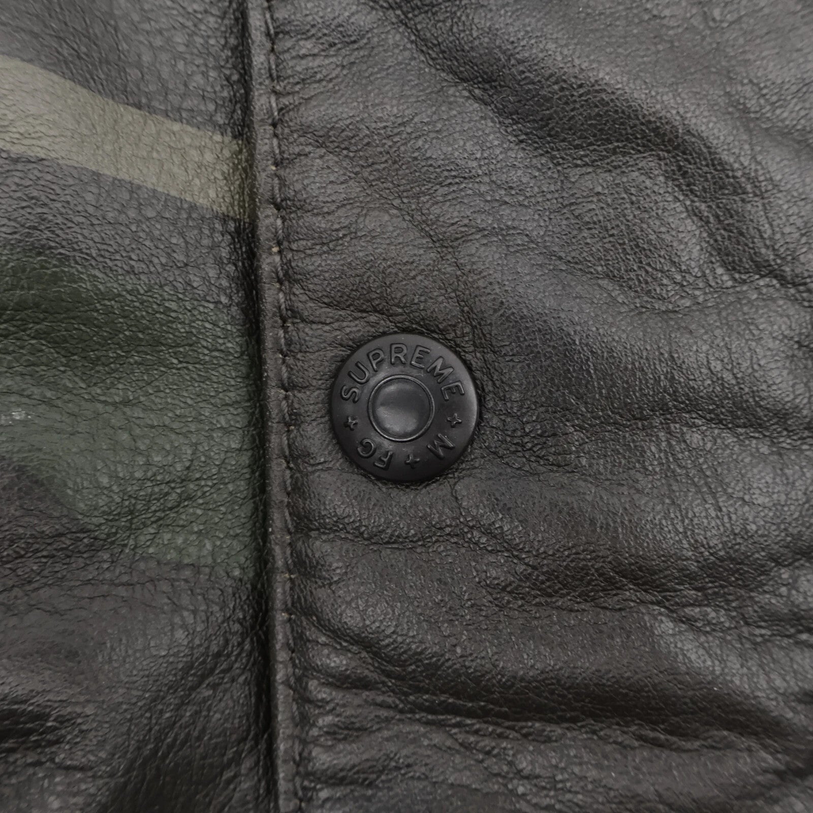Supreme Marithe Francois Girbaud Hooded Leather Flight Bomber Jacket Camo
