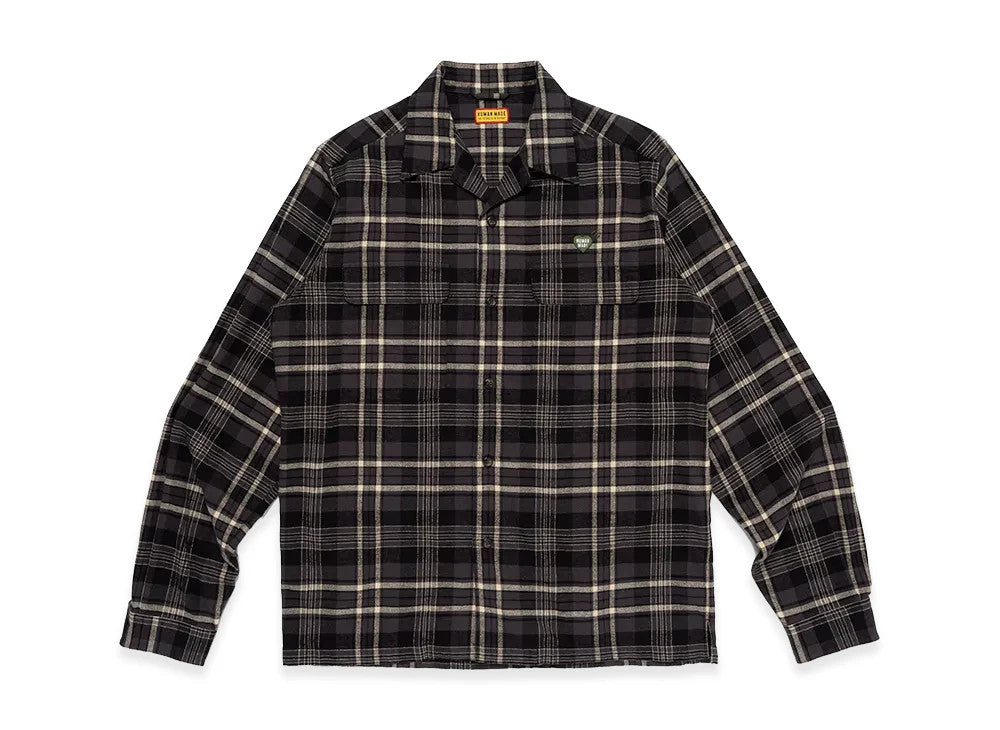 HUMAN MADE Flannel Check Shirt Black