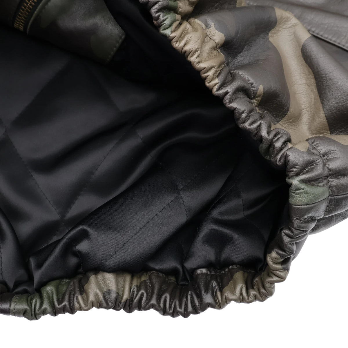 Supreme Marithe Francois Girbaud Hooded Leather Flight Bomber Jacket Camo
