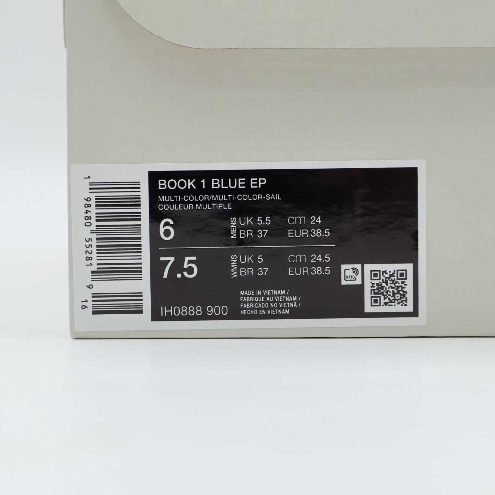 IH0892-900 Nike Book 1 Blue Blood (H0892-900/IH0888-900) (Men's)