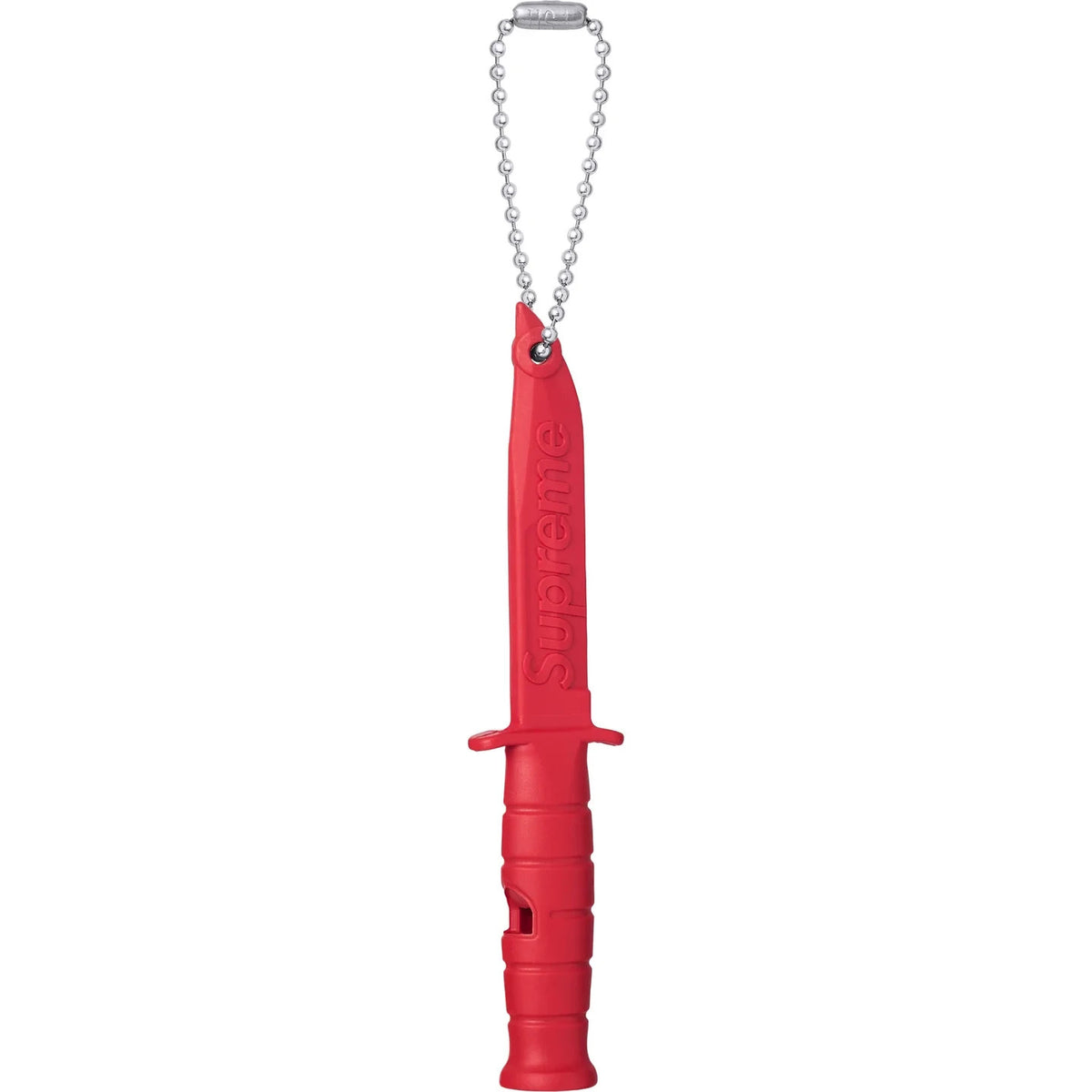Supreme x Ka-Bar Emergency Whistle Keychain Red