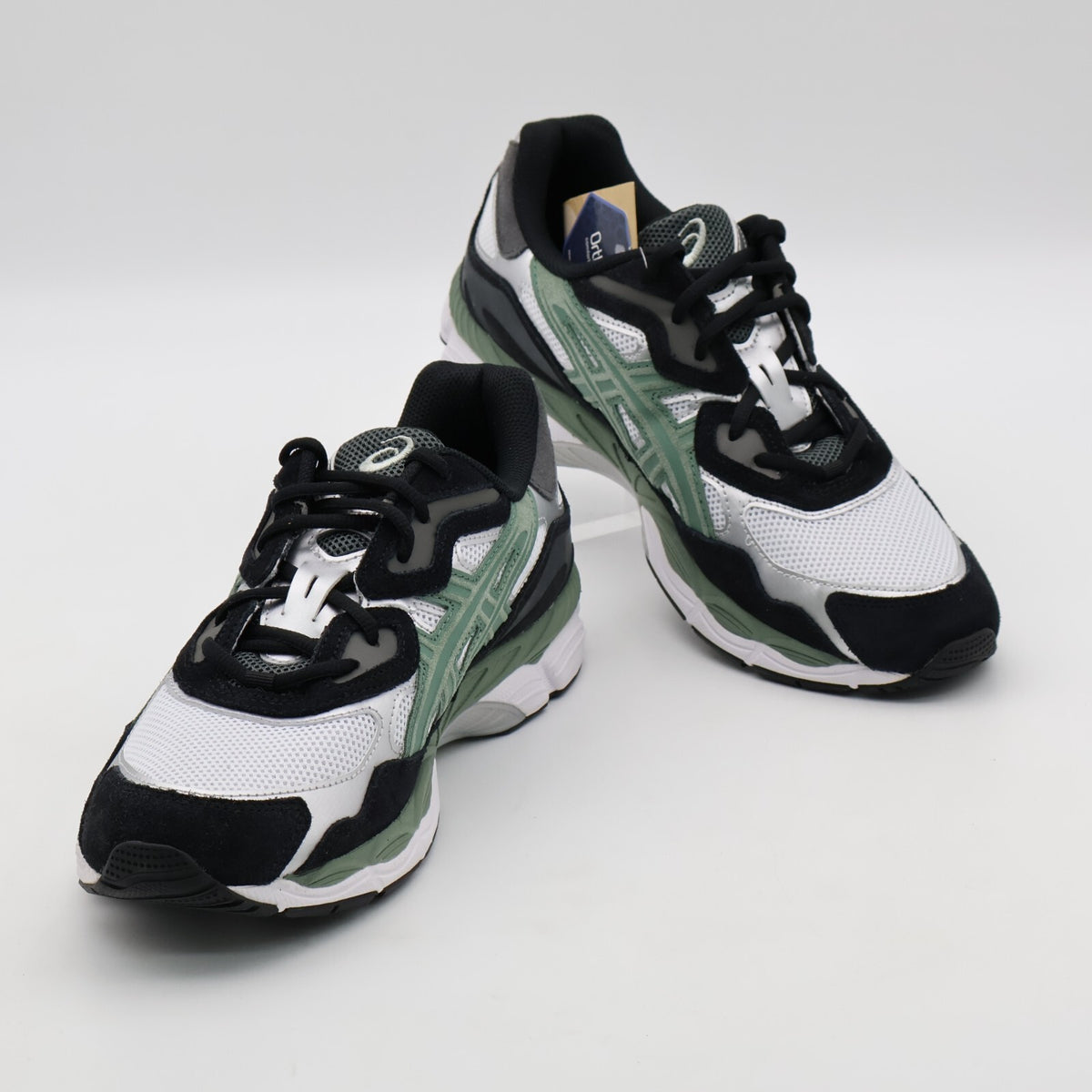 1201A789-101 Asics Gel-NYC White Ivy Black Sage Green Grey Black Khaki (Men's)