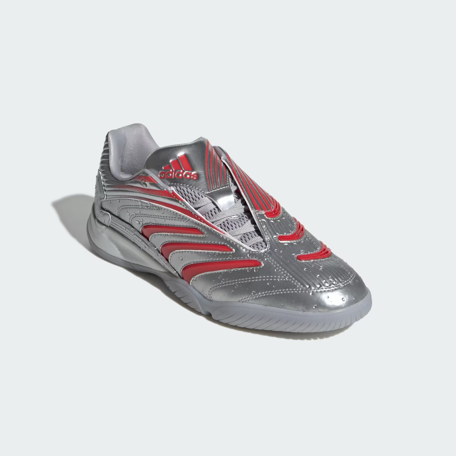 KH6906 Coca-Cola Ã adidas Predator Sala "Silver Metallic/None/Grey Two" (Men's)