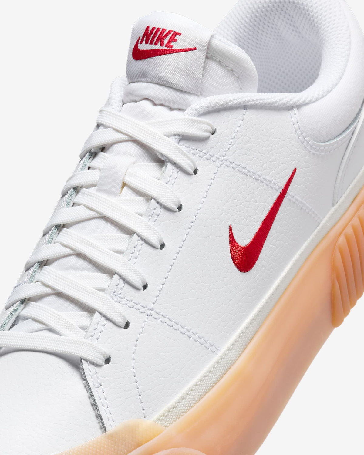 FV5526-103 Nike Court Legacy Lift White Gum Yellow Sail University Red (Women's)