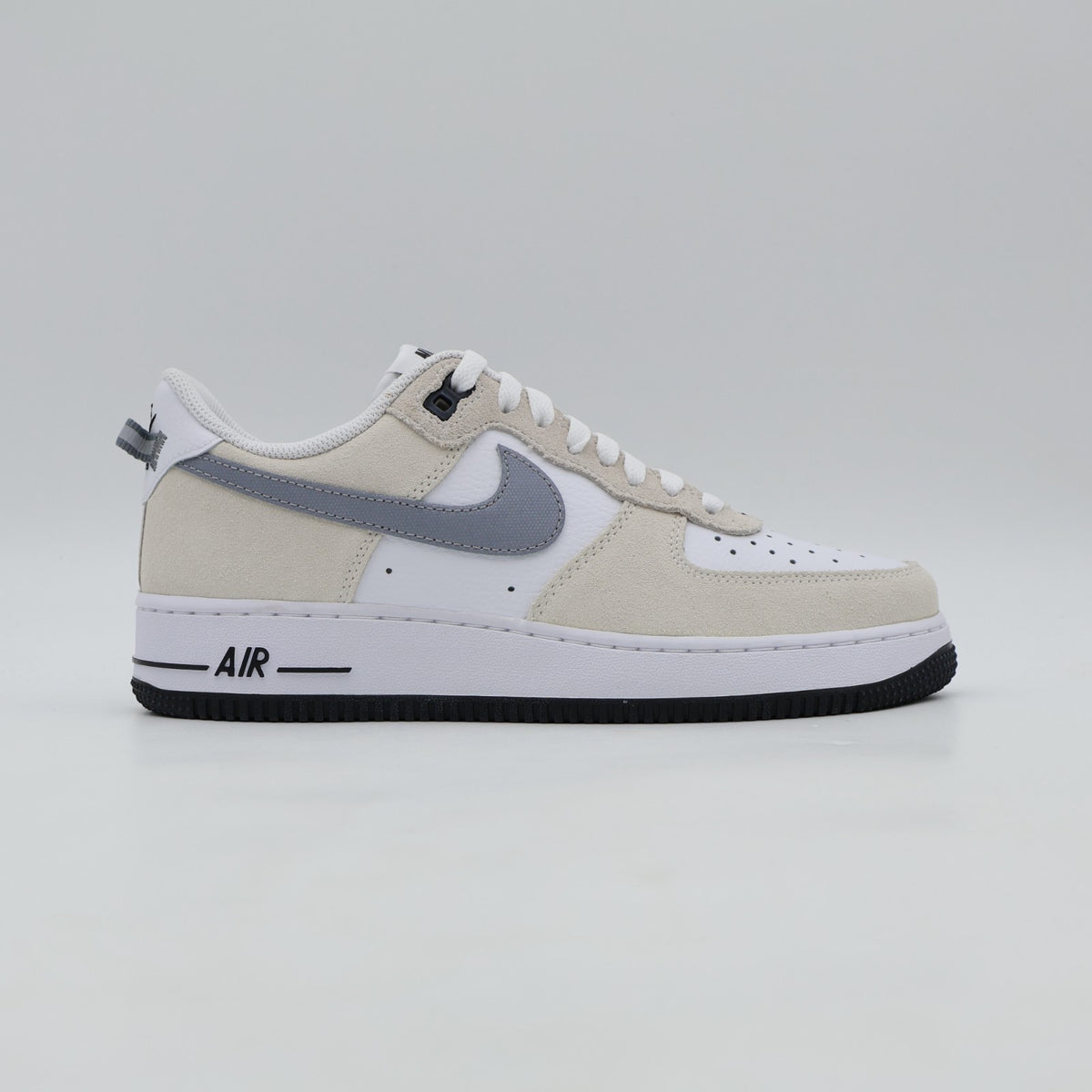 IR2007-100 Nike Air Force 1 Low 1 07 LV8 White Metallic Cool Gray (Men's)
