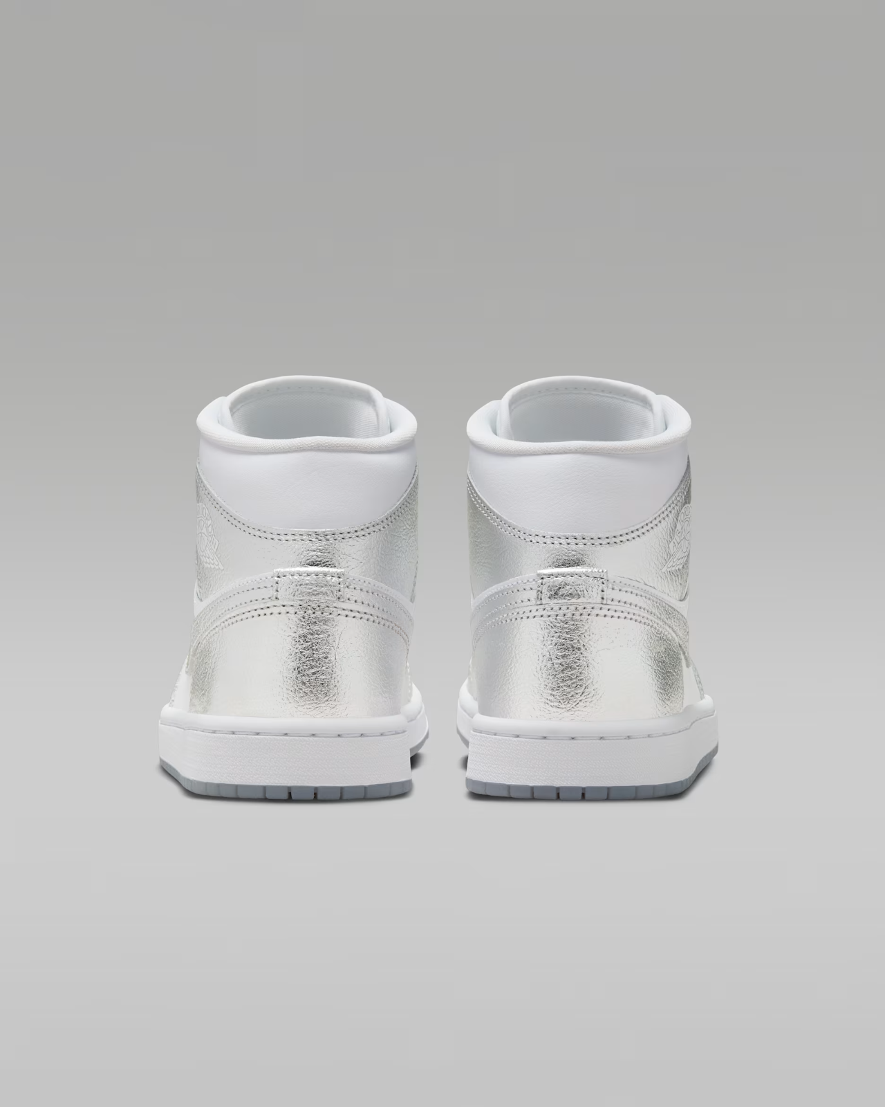FN5031-100 Nike Air Jordan 1 Mid SE "Metallic Silver" (Women's)