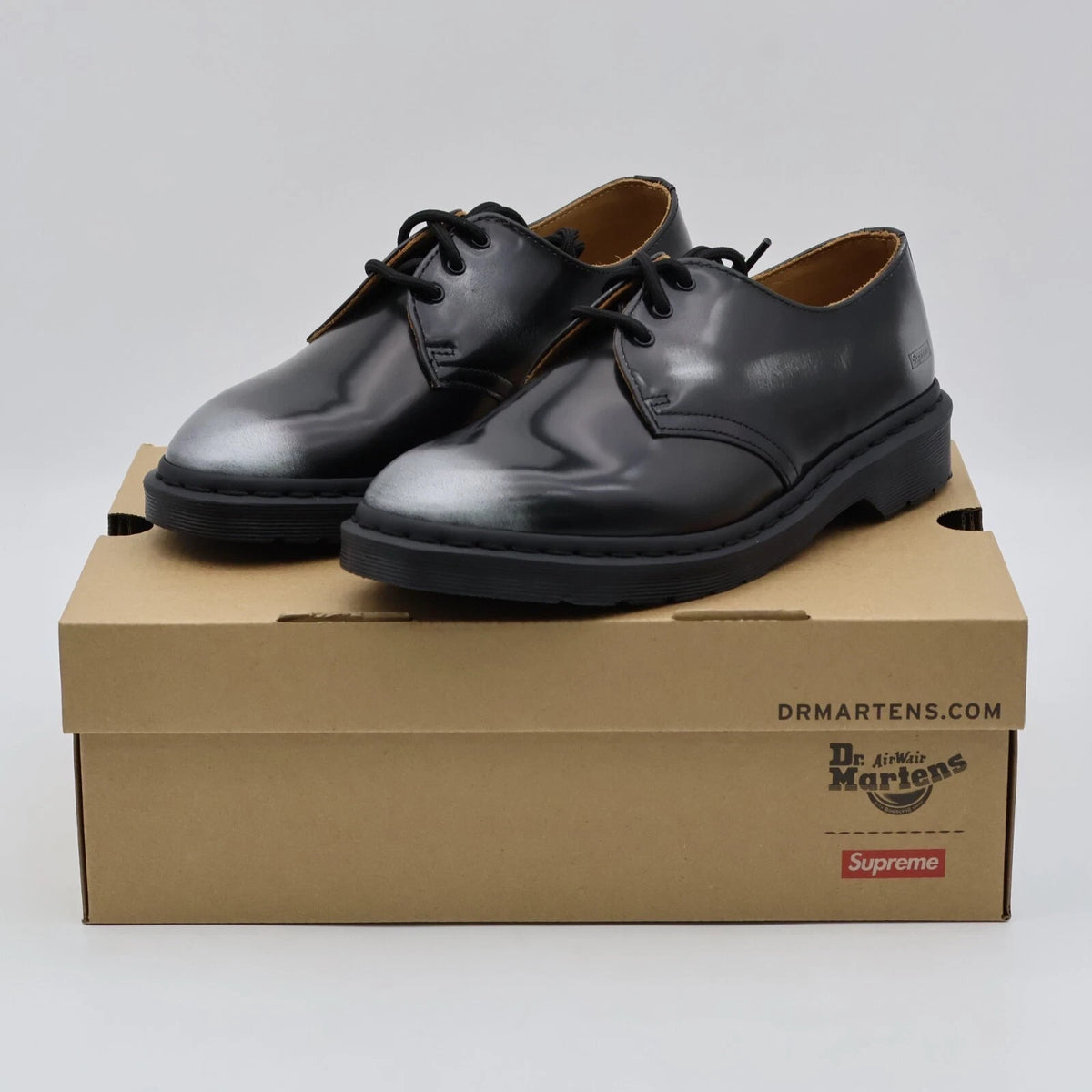 32126040 Supreme Dr.Martens 1461 3 Eye Shoe Black