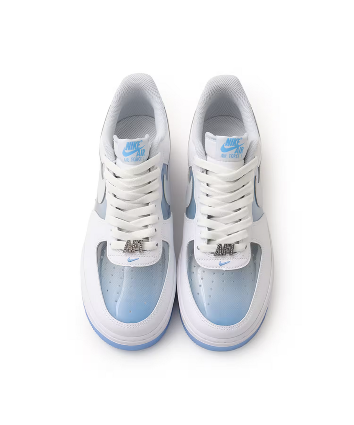 IB5724-100 Nike Air Force 1 Low White and University Blue (Men's)