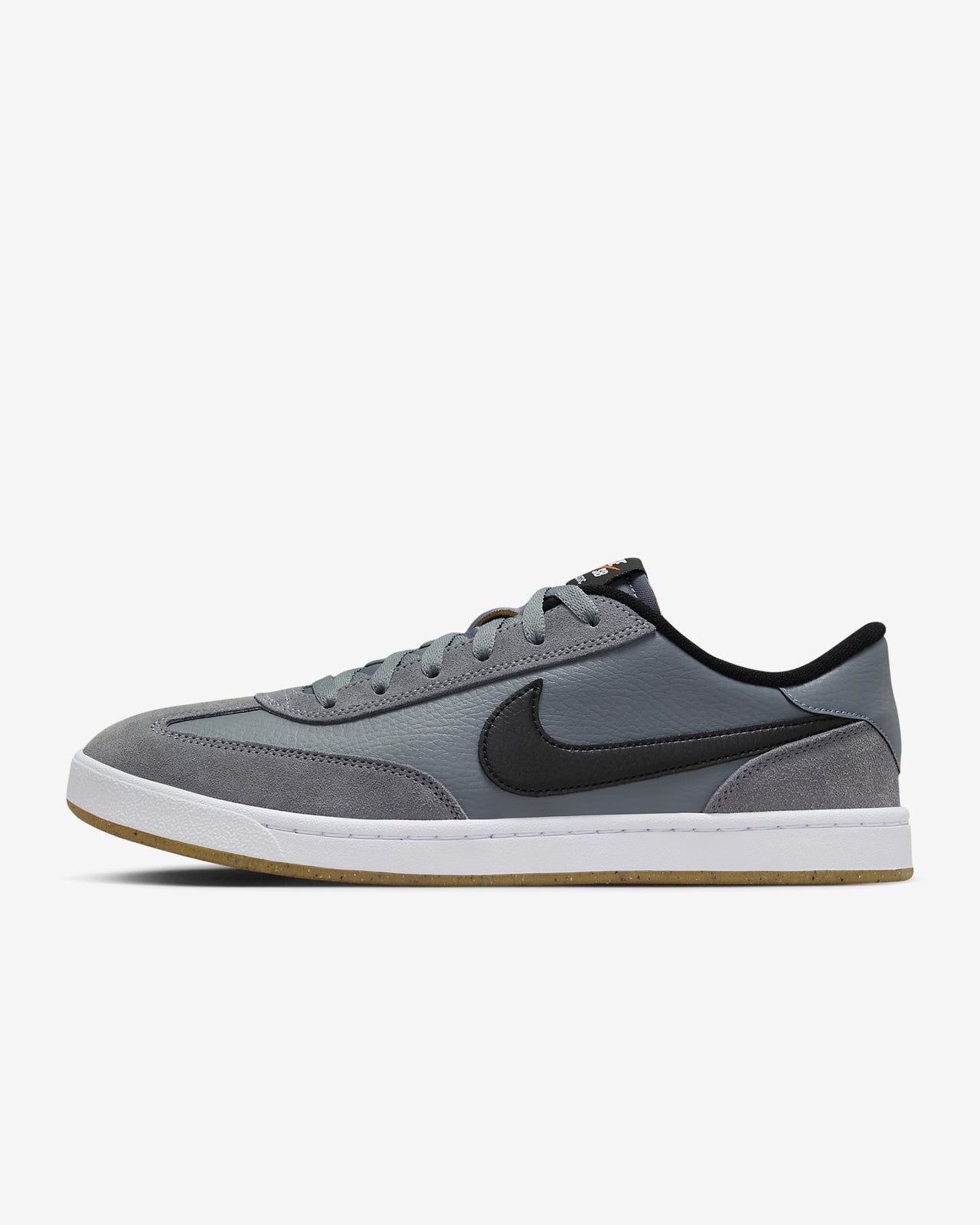 909096-003 Nike SB FC Classic Cool Grey White Vivid Orange Black (Men's)