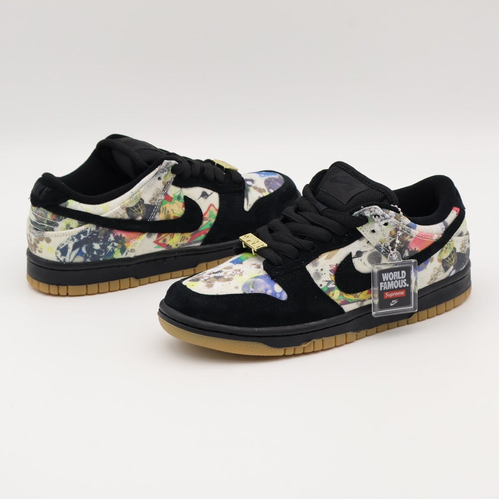 FD8778-001 Supreme Ã Nike SB Dunk Low Rammellzee (Men's)