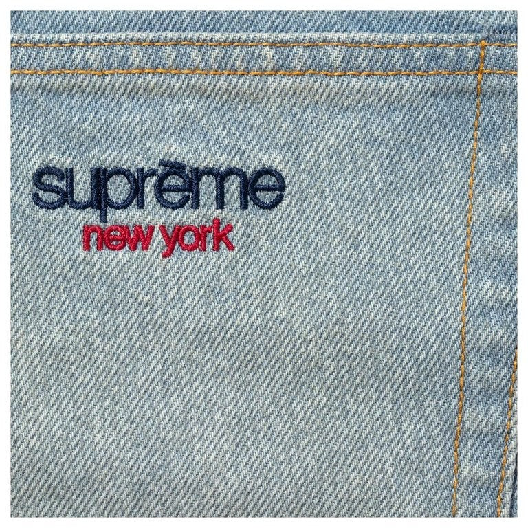 Supreme Baggy Jean Light Washed Indigo