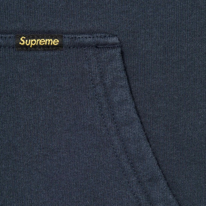 Supreme Reversible Work Zip Up Hooded Sweatshirt Navy