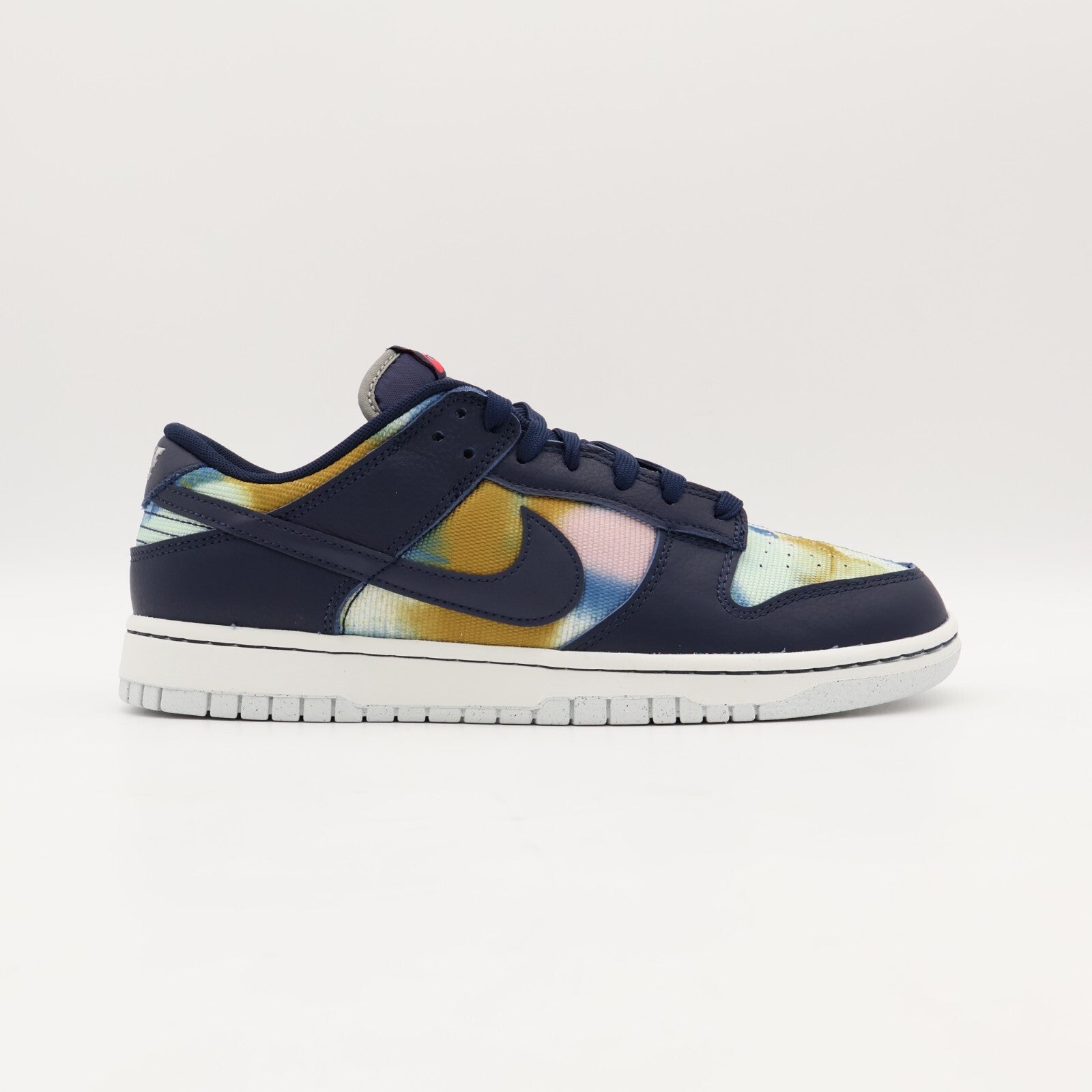 DM0108-400 Nike Dunk Low Graffiti Navy Yellow Obsidian Summit White Red (Men's)