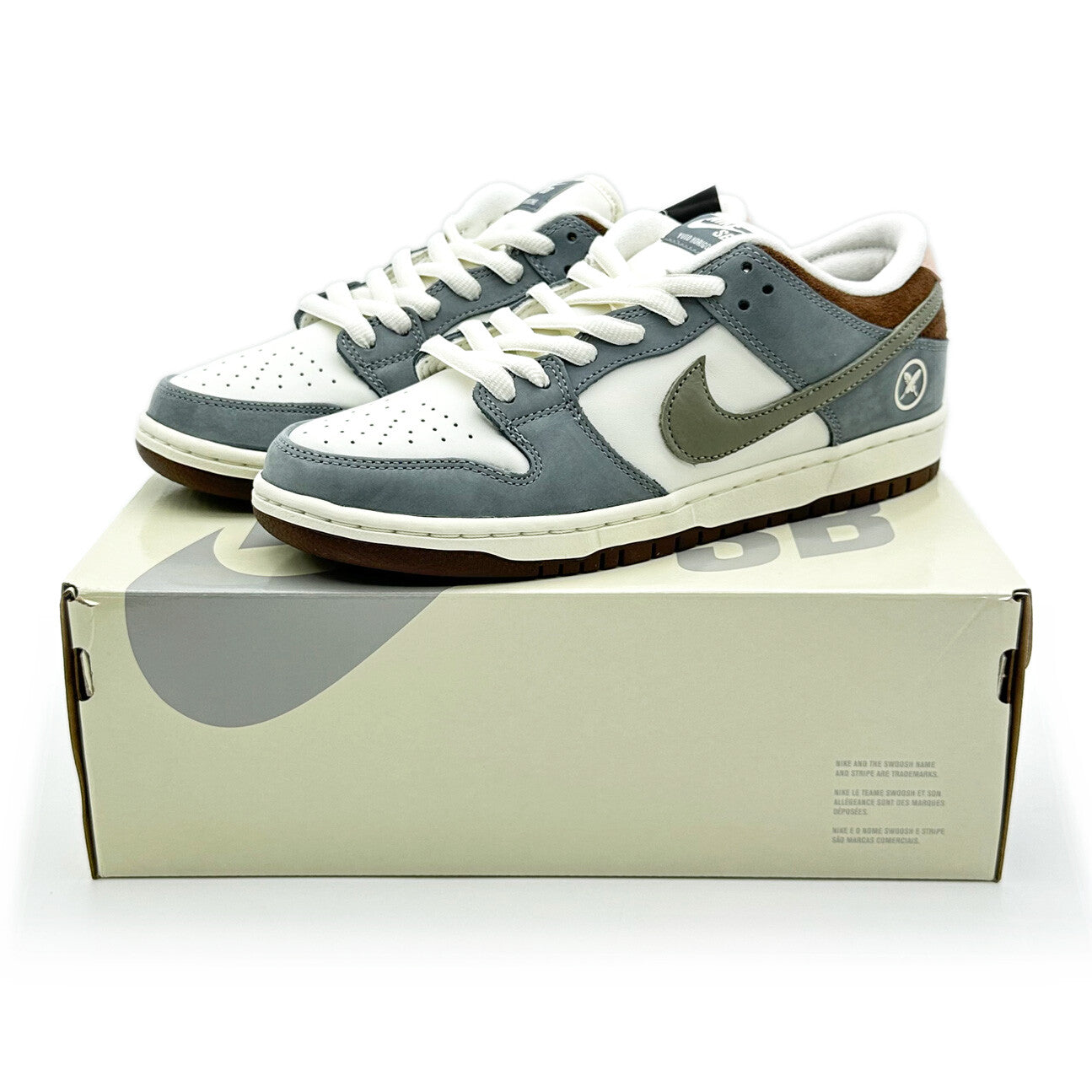 FQ1180-001 Yuto Horigome Ã Nike SB Dunk Low Pro QS Wolf Iron Grey Sail (Men's)