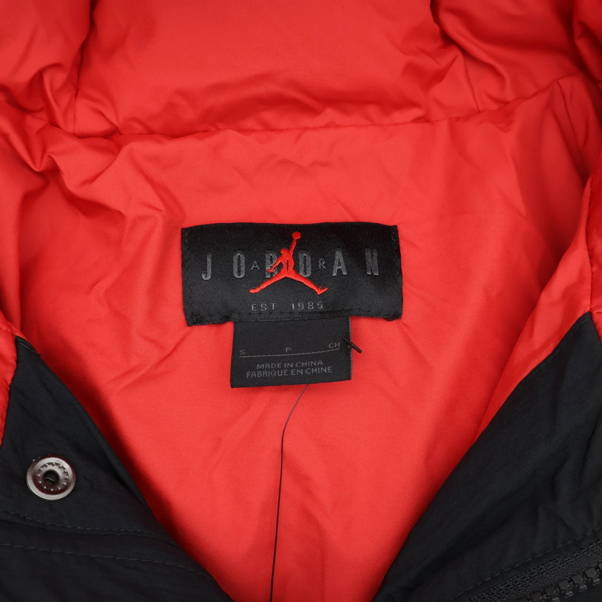 Nike Air Jordan Men's Essential Puffer Hooded Jacket Black
