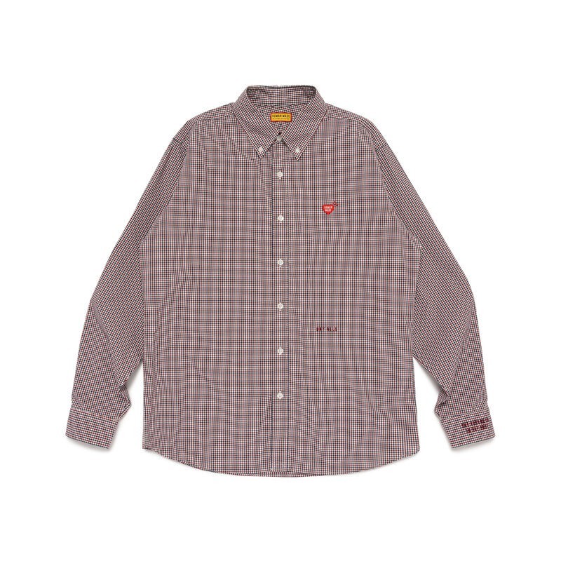 HUMAN MADE Check Bd Shirt Red