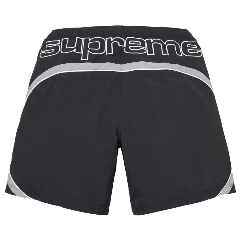 Supreme Paneled Water Short Black