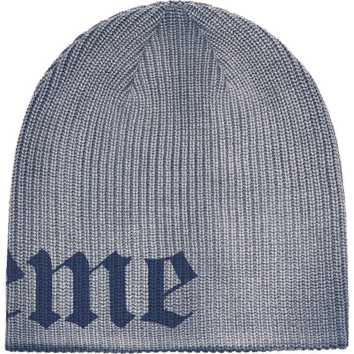 Supreme Old English Printed Beanie Navy