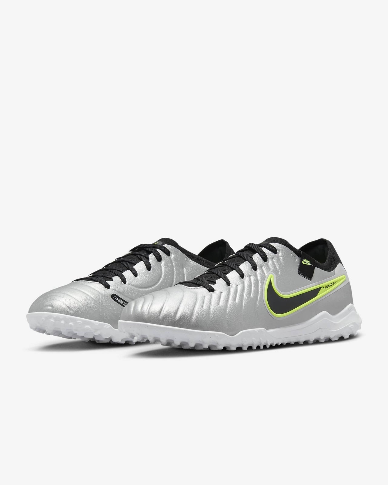 DV4336-001 Nike Tiempo Legend 10 Pro Metallic Silver Volt Black (Men's)