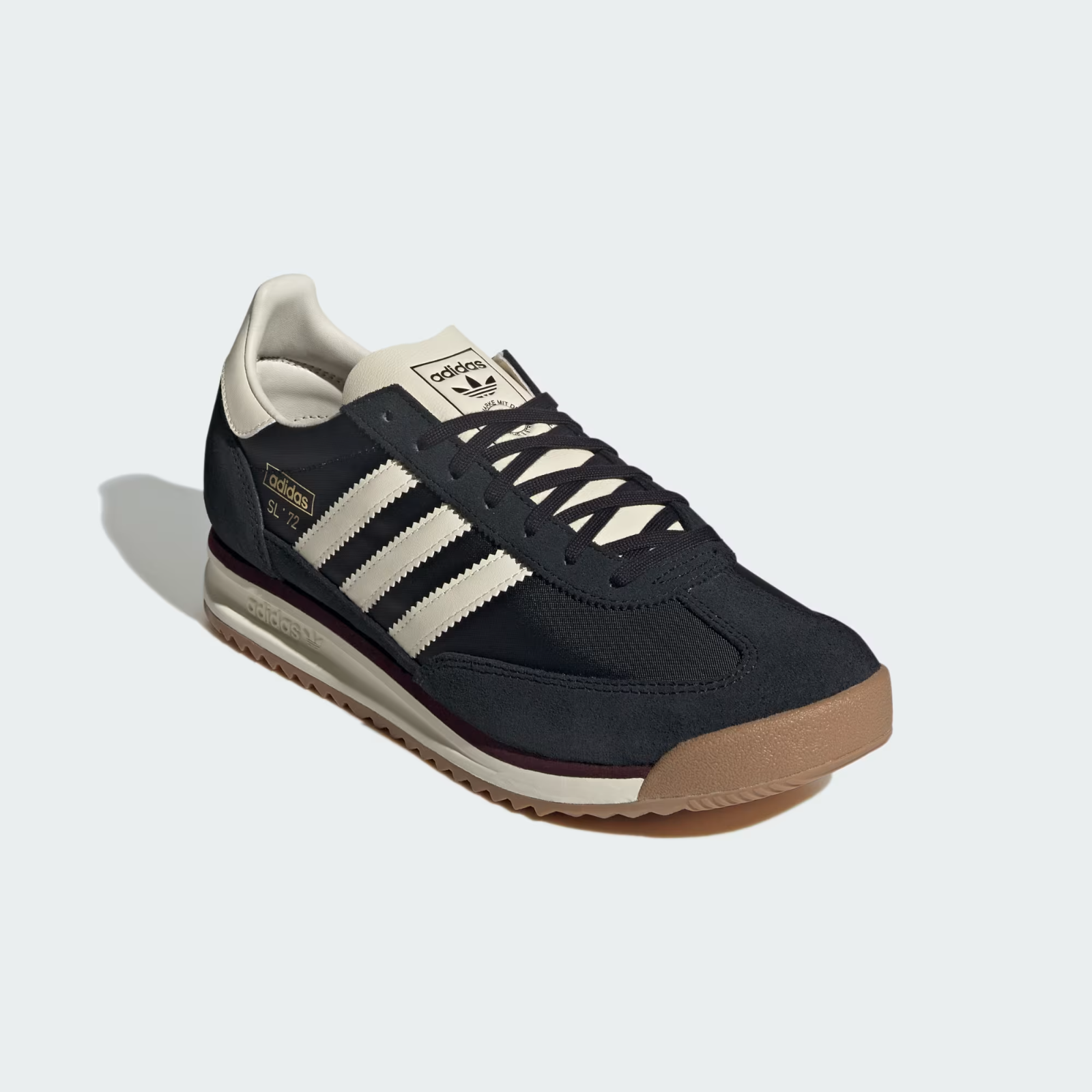 HQ7250 adidas Originals SL72 RS Core Black Cream White Gold Metallic (Men's)
